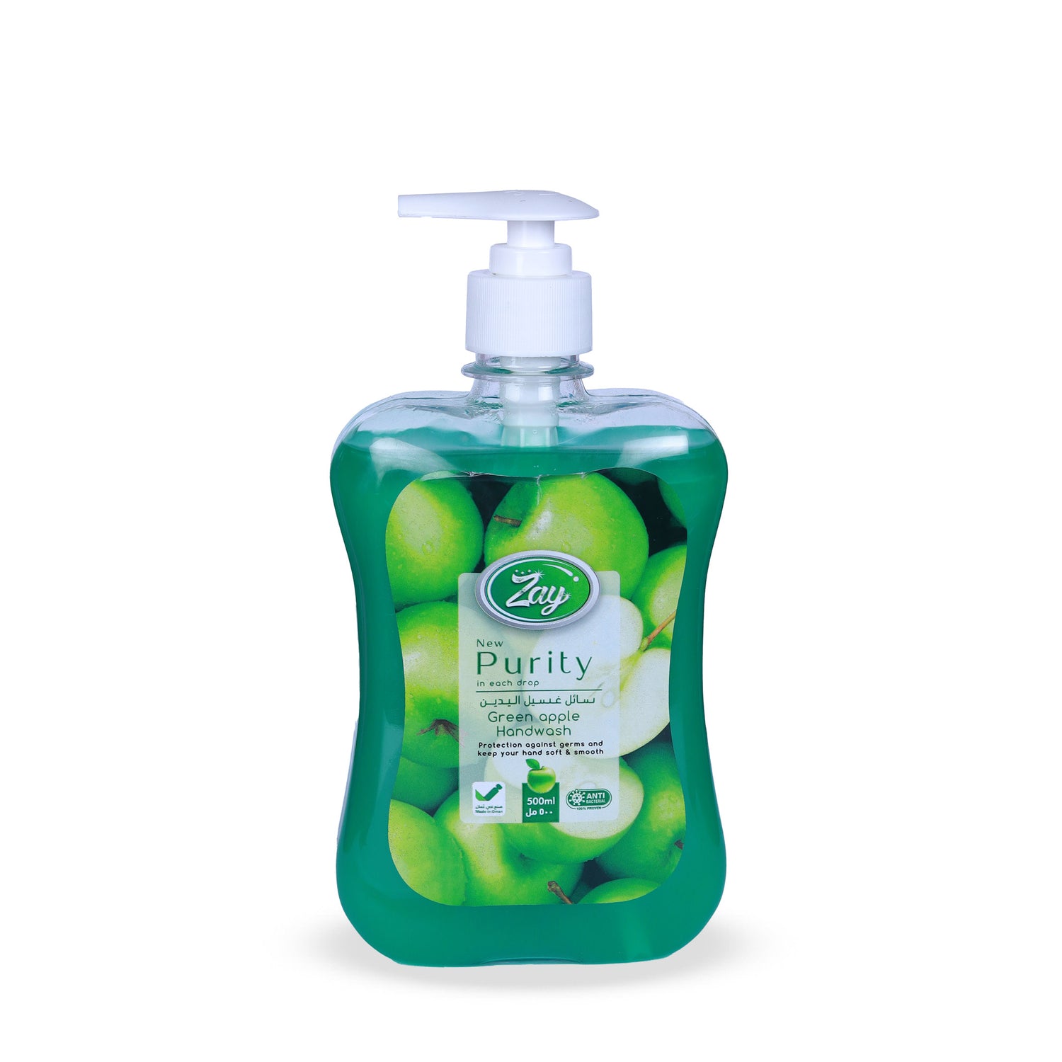 Zay Liquid Hand Soap – 500ML Green Apple