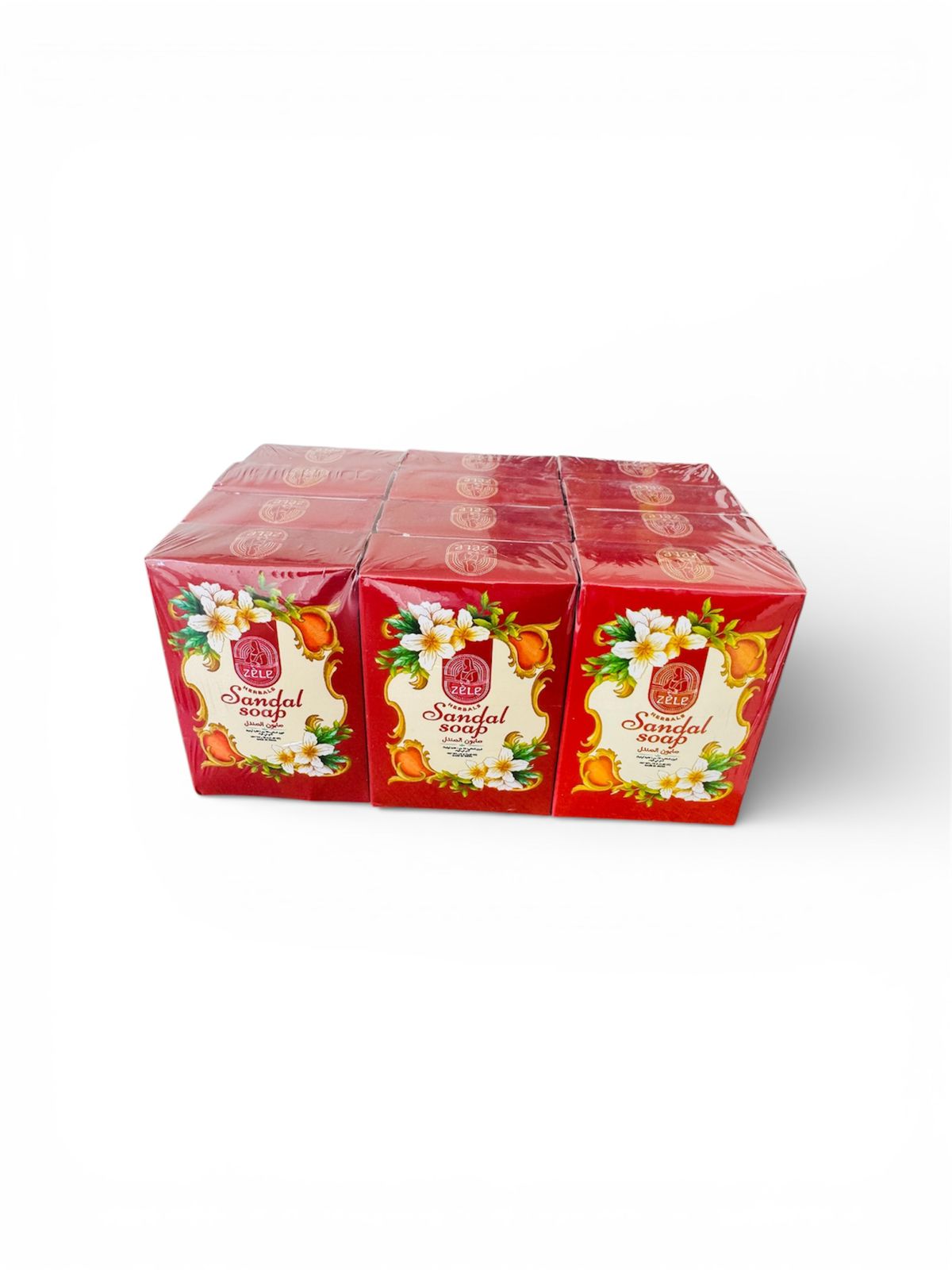 Zele Natural Herbal Soap - Sandal 12 x 75 Gms Mega Pack