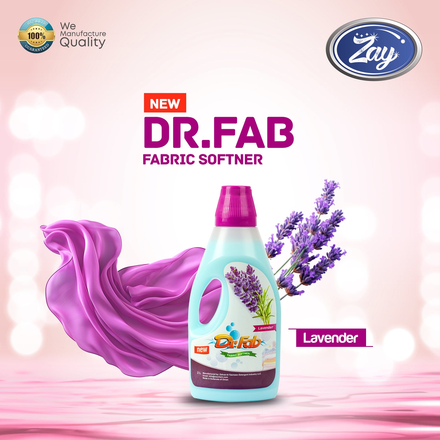 Dr.Fab Fabric Softener – 2L Lavender