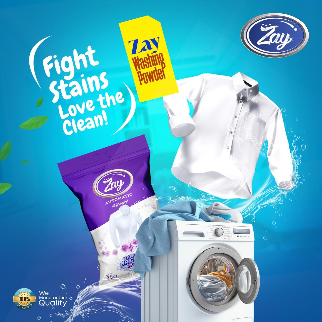 Zay Detergent Powder – 2.5KG