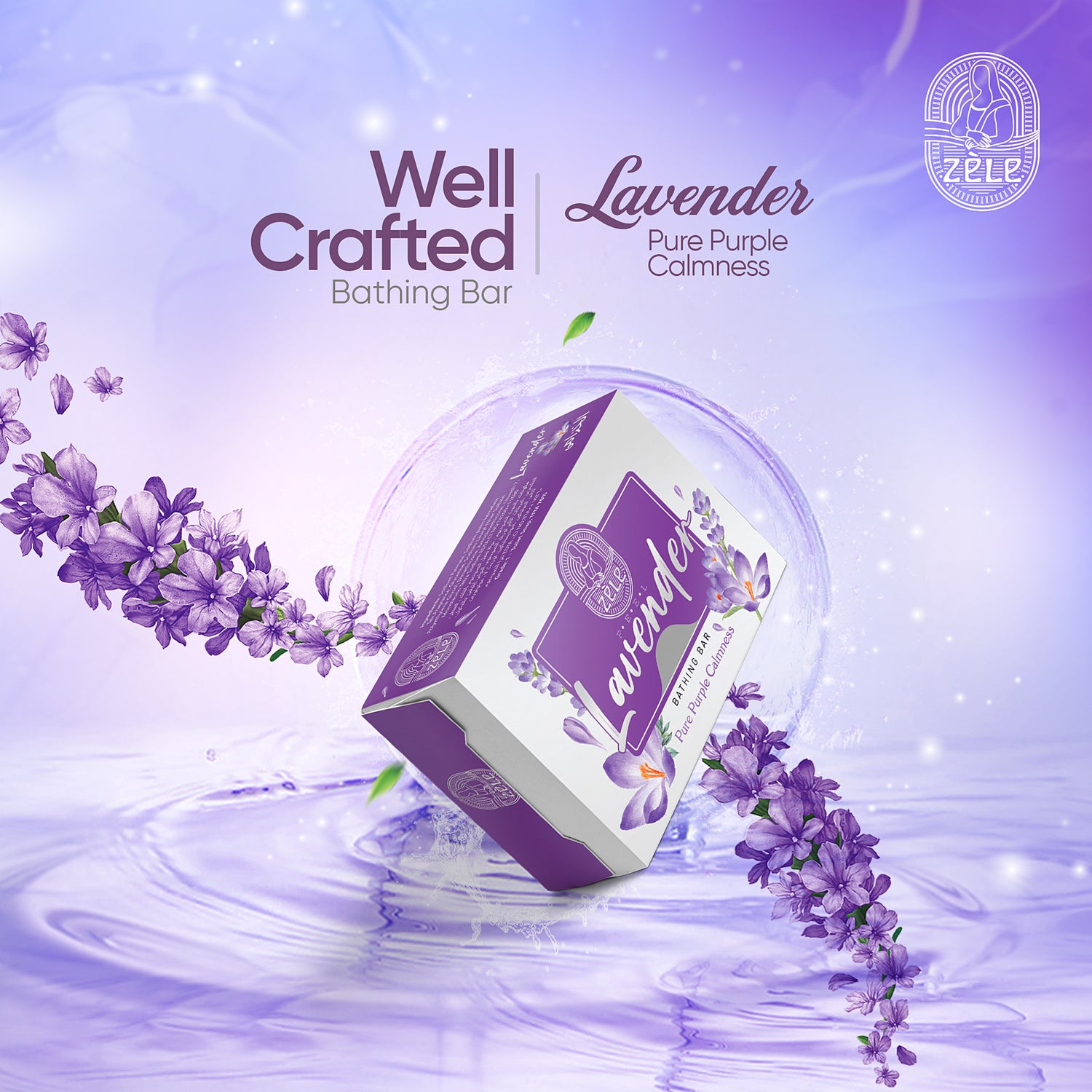 Zele Lavender Bathing Bar – 125GM