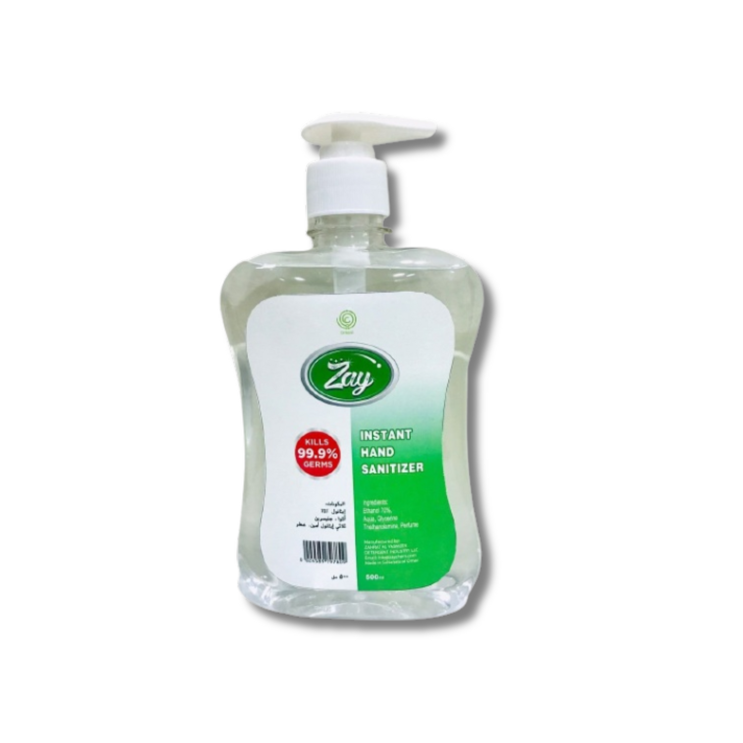 Zay Hand Sanitizer Gel – 500ML