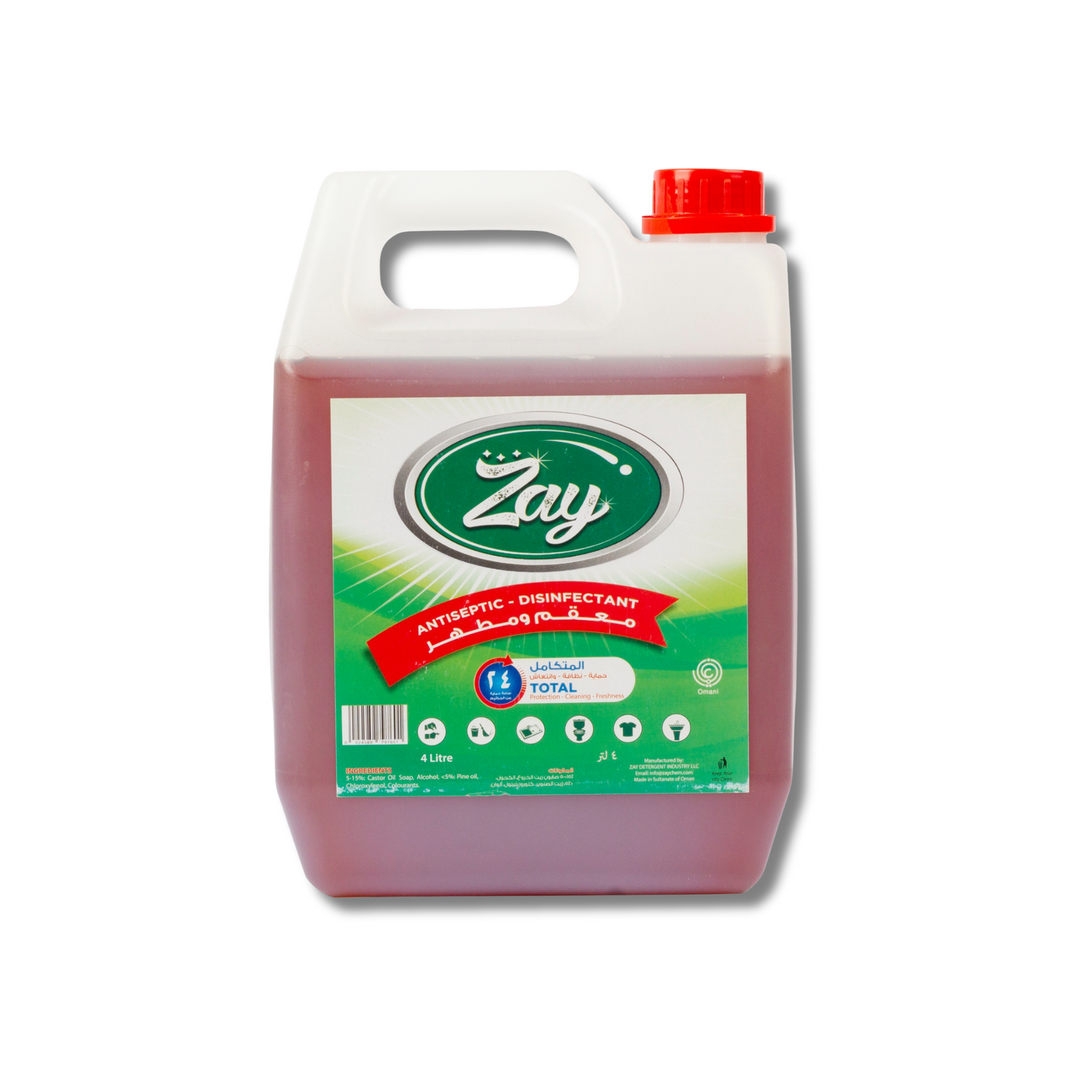 Zay Antiseptic Liquid – 4 Litre