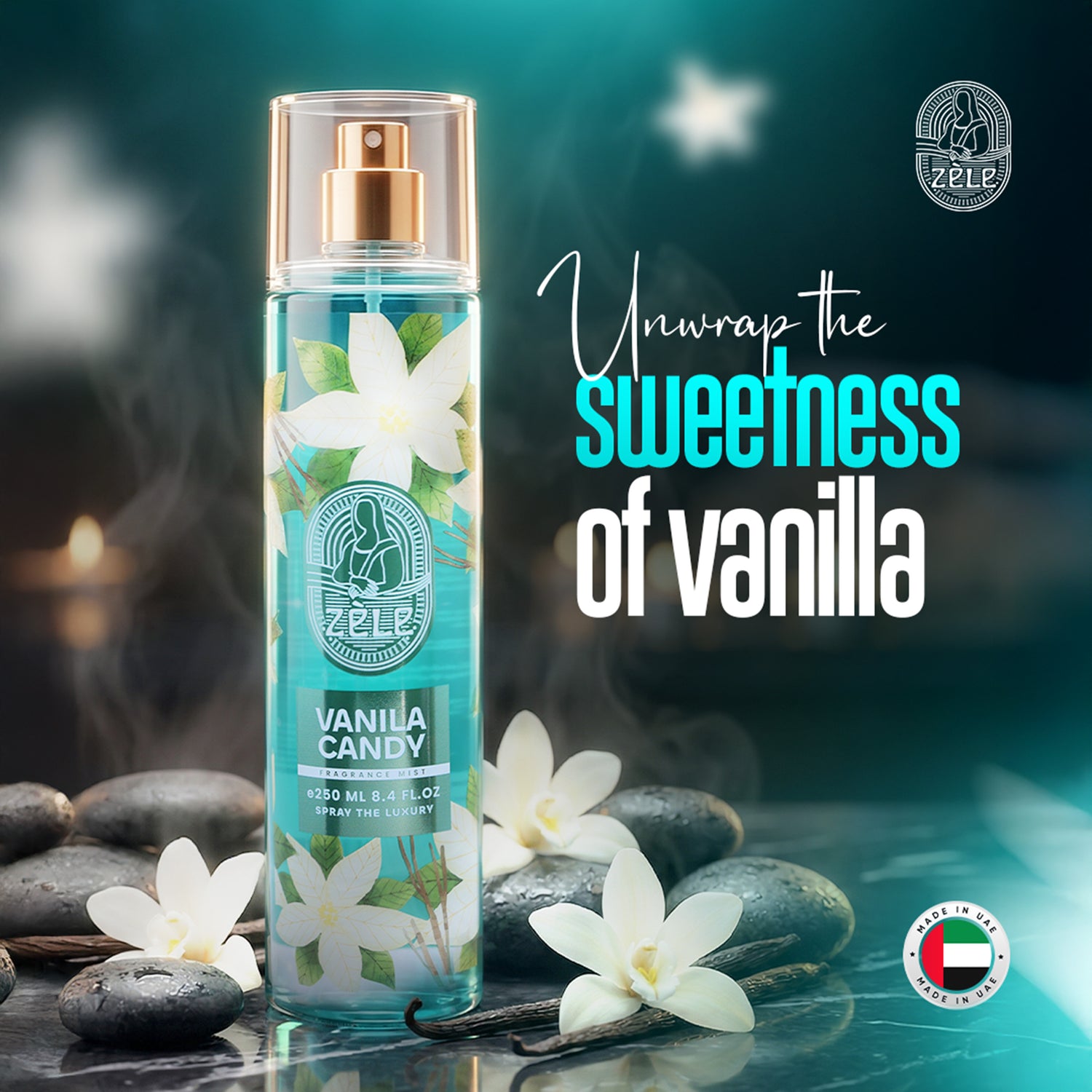 Zele Body Mist Vanila Candy 250ML