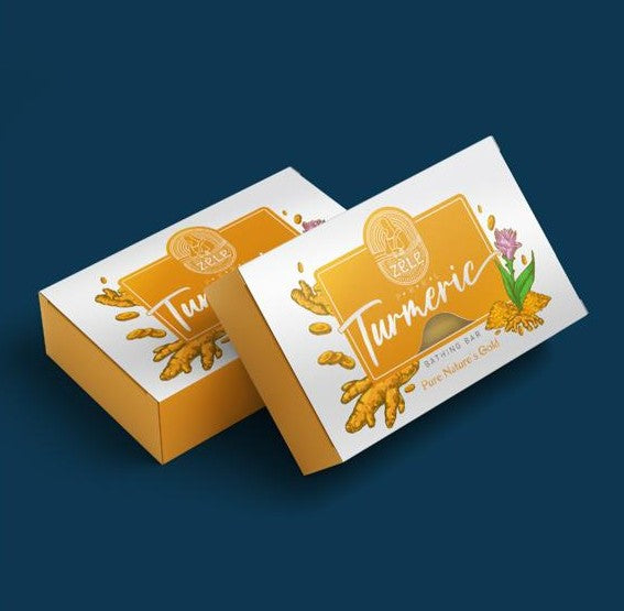 Zele Turmeric Bathing Bar – 5 x 125GM Pack