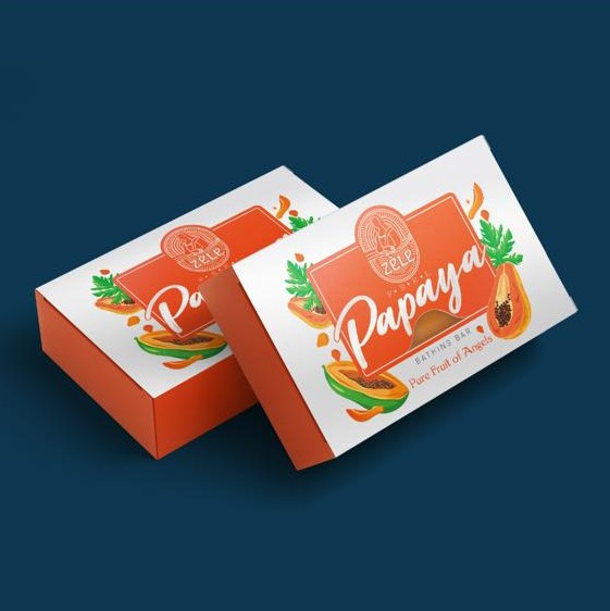 Zele Papaya Bathing Bar – 5 x 125GM Pack