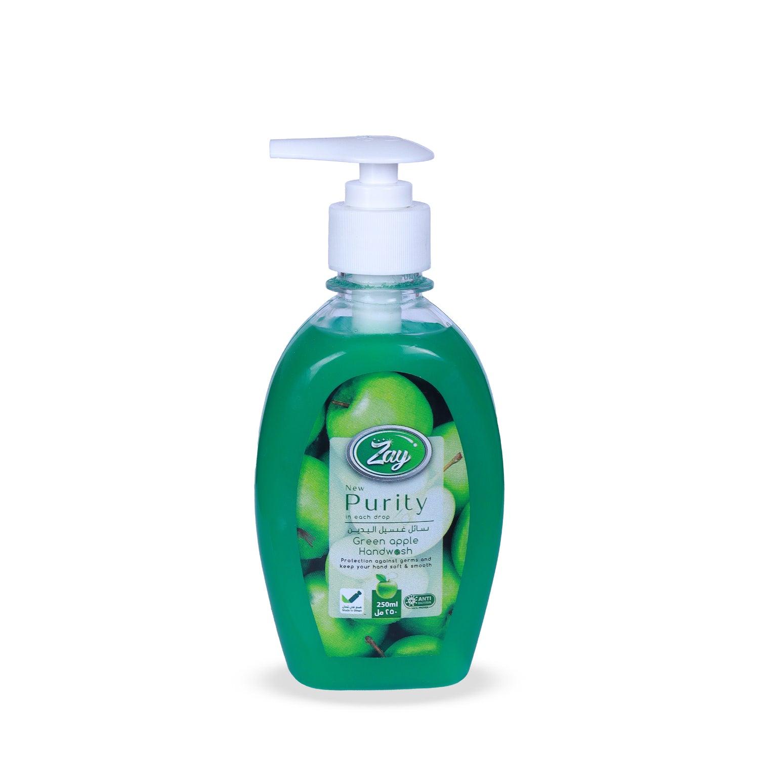 Zay Liquid Hand Soap – 250ML Green Apple