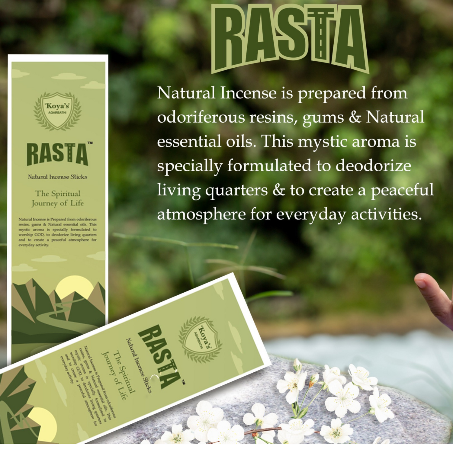 KOYAS Rasta Incense – 25GM
