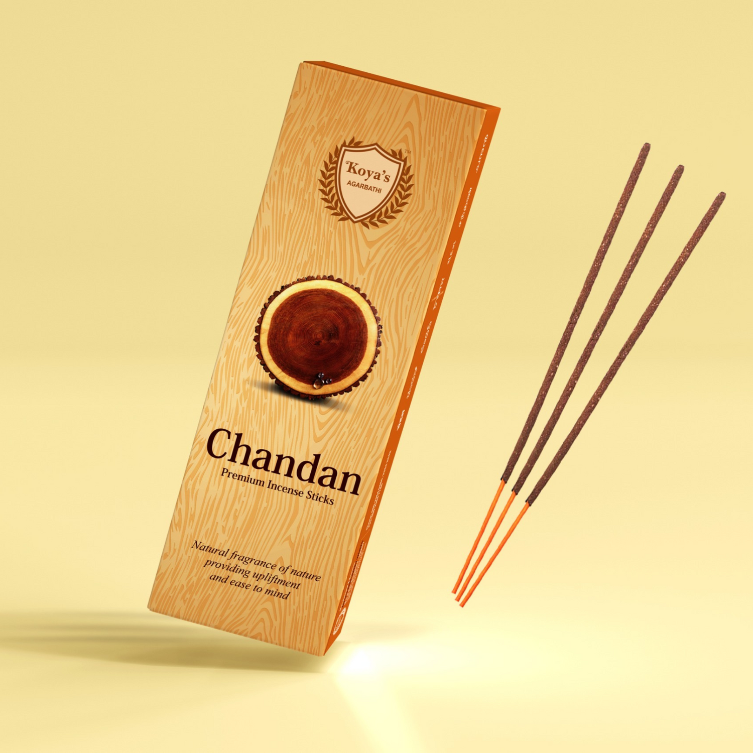 KOYAS Chandan Incense Sticks – 10 Premium Sticks