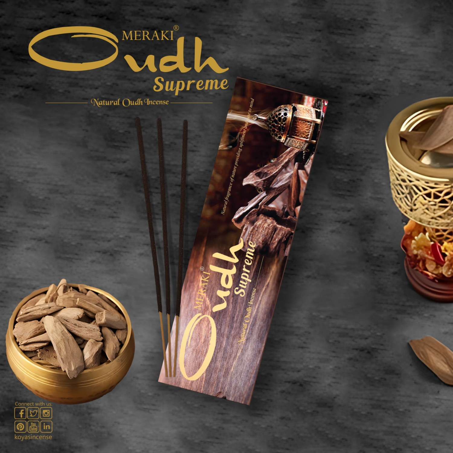 KOYAS MERAKI Oudh Supreme – 50GM x12